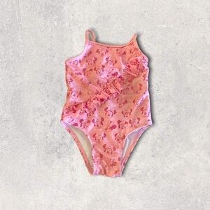 Cute Little Girl’s Pink One Piece with Minnie Mouse Print Size